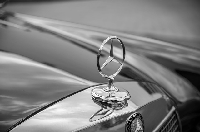 mercedes star, trademarks, automobile, chrome, vehicle, status symbol, hood ornament, metal, glittering, brand, distinguishing feature, logo, classic